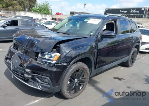 2018 Volkswagen Atlas 2.0T Se/2.0T Se W/Technology from USA, damaged, VIN 1V2DP2CA6JC600310